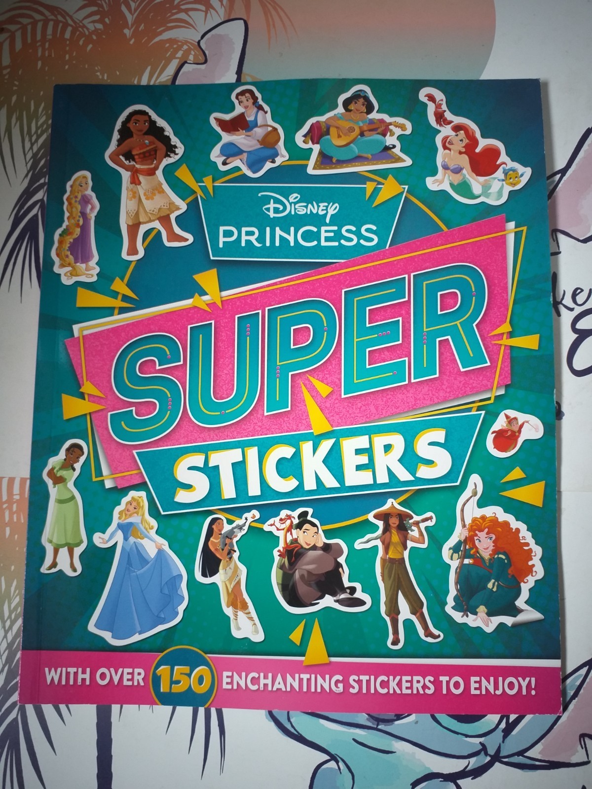 DISNEY PRINCESS SUPER STICKERS BOOK
