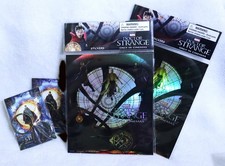 MARVEL DOCTOR EXTRAÑO 2016 PELÍCULA OJO DE AGAMOTTO SET 2 LLAVEROS DE METAL 2 PEGATINAS
