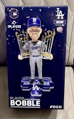Freddie Freemanボブルヘッド2025 Freddie Freeman LA DODGERS Back To Back 2025 World Series