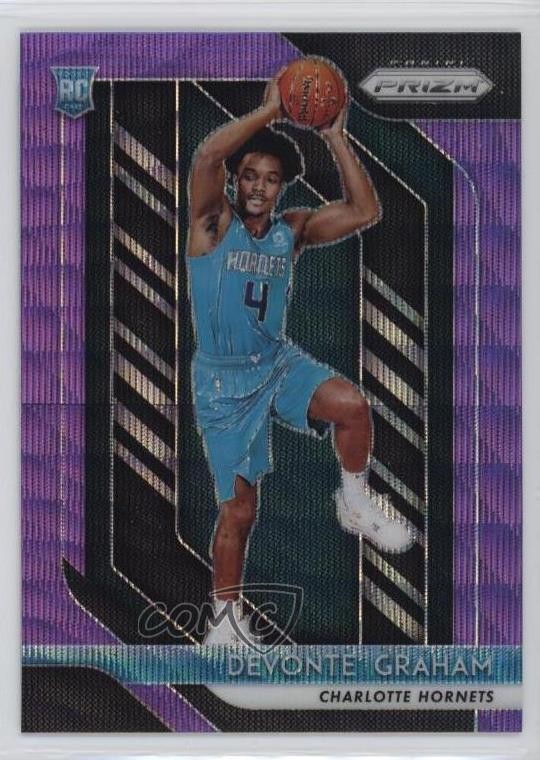 2018-19 Panini Prizm Purple Wave Prizm Devonte' Graham #288 Rookie RC 0n64