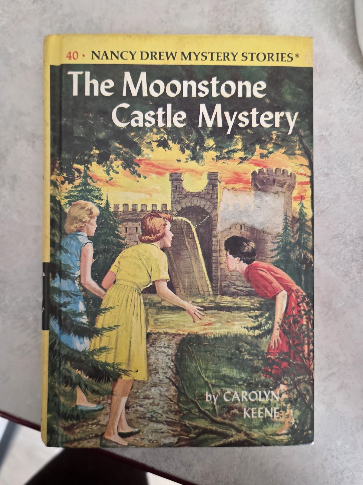 Nancy Drew 40: The Moonstone Castle Mystery by Carolyn Keene (1962, Hardcover)