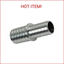 ICT Billet 5/8" to 3/4" Inch Hose Barb Splice Coupler Reducer Repair Fitting Ada
