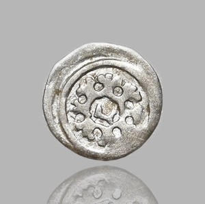 MEDIEVAL HUNGARY. Bela IV, 1235-1270. Silver Obol, Hebrew Chet, Huszar 307