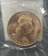 President Spouse Louisa Adams President USA Token Medal Sealed