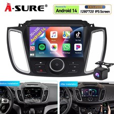 9 Car Stereo Radio For Ford Escape 2013-2019 Kuga C-max Android 14 Gps Carplay