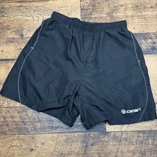 Canari Cycling Shorts Padded Liner Black Athletic Shorts Mens Size L