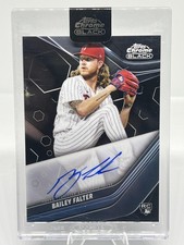 2023 Topps Chrome Black #CBA-BF Bailey Falter Autographs