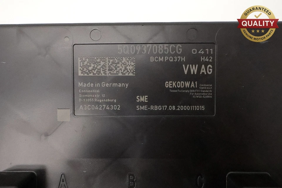 2019-2024 AUDI Q3 ECU ECM BCM JUEGO DE MÓDULOS DE CONTROL DEL MOTOR CON LLAVE DE ENCENDIDO OEM Foto 3 de 4