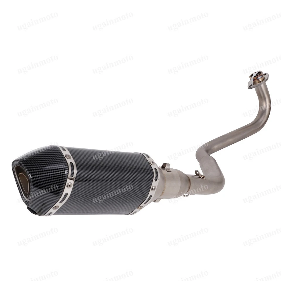 Slip On For Honda Grom Msx125 2013-2021 Motorcycle Exhaust System Grom Exhaust Foto 2 de 4