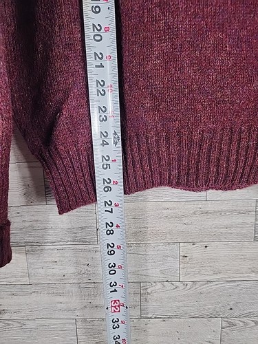 Vintage 70s Lord Jeff 100% Shetland Wool Sweater Mens XL Argyle Ireland Scotland - Picture 5 of 6