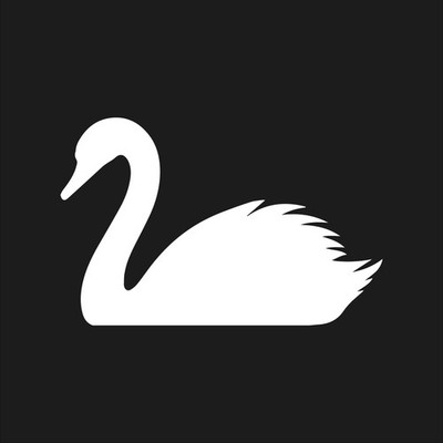Swan Swimming Wildlife Bird Vinyl Decal Floating bird Wild birds life Sticker