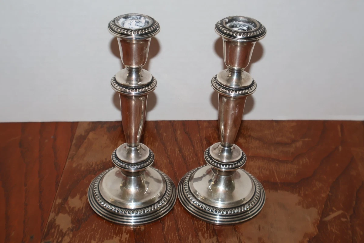 Empire Sterling Weighted Candle Holders for sale | eBay