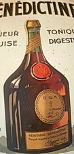 Enseigne publicitaire, tôle lithographiée no plaque émaillée