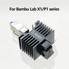 For Bambu Lab Hotend Nozzle P1S P1P X1C X1 Carbon Hardened Steel Integrated 3D