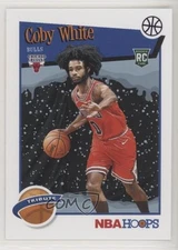 2019-20 Panini NBA Hoops Tribute Purple Winter Coby White #295 Rookie RC 7ka
