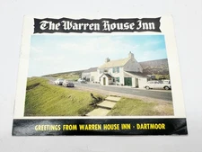 VINTAGE THE WARREN HOUSE INN DARTMOOR SOUVENIR BOOKLET COLLECTIBLE ADVERTISEMENT