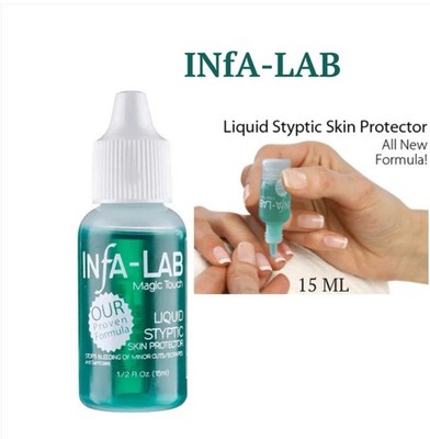Infa-Lab MAGIC TOUCH Liquid Styptic Nails Stop Bleeding Skin Protector InfaLab