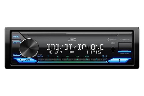 JVC Digital Autoradio DAB+ Bluetooth für Opel Astra H Twin Top matt chrom - Bild 4 von 6