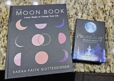 Moonology 44 Card Oracle Cards w/Guidebook & The Moon Book: Lunar Magic