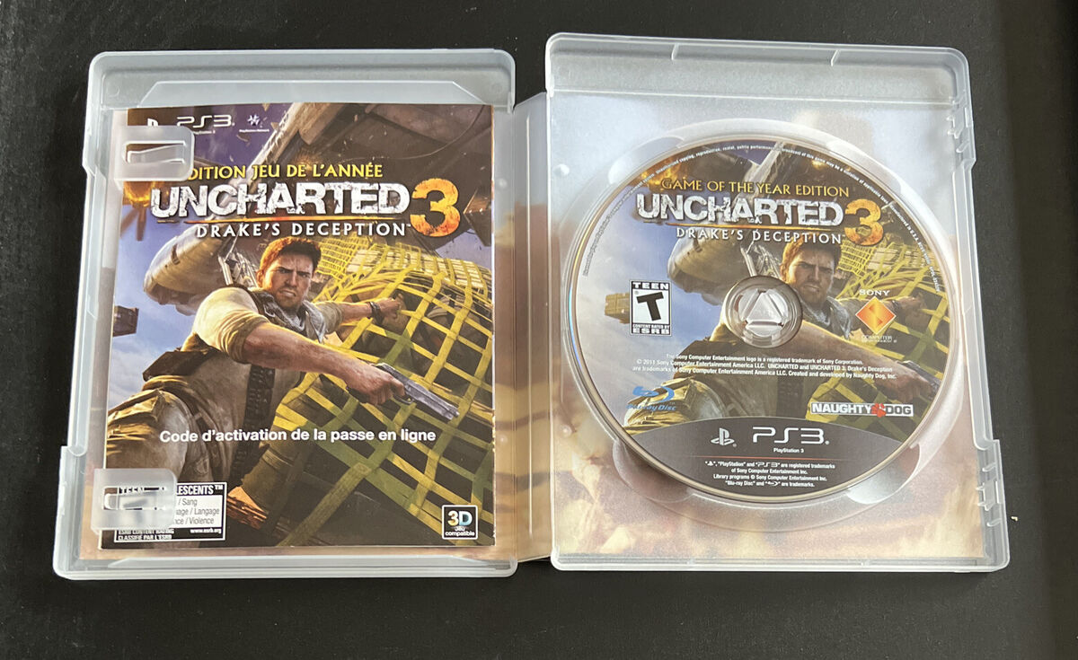  Uncharted 3: Drake's Deception - Game of the Year Edition -  Playstation 3 : Sony Computer Entertainme: Everything Else