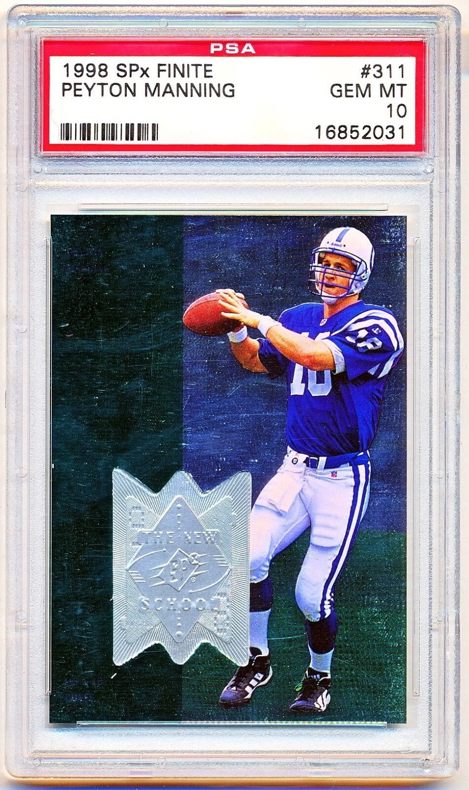 Peyton Manning SPx Finite #311 Base