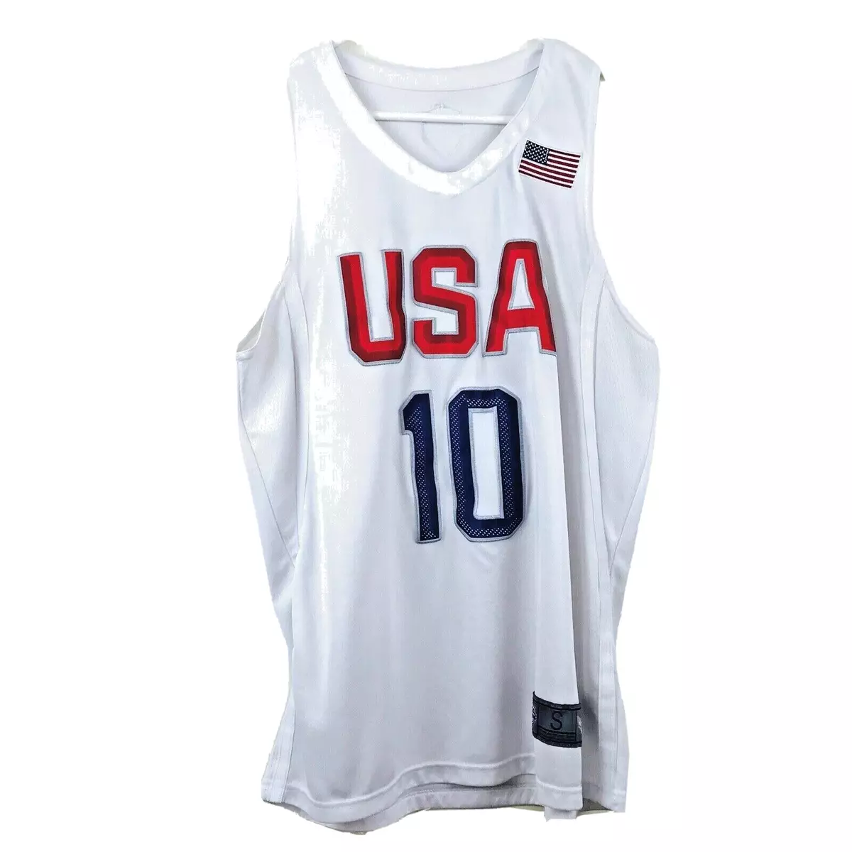 USA 10 Kyrie Irving White 2016 Olympic Basketball Team Jersey(With Shorts)