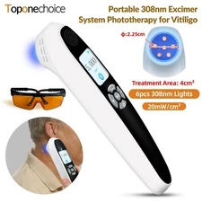 Medical Grade UVB Light 308nm, Handheld Phototherapy Device 0-5J/cm²
