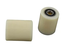  Brand New Pallet Jack Load Wheels Pair with Bearings Nylon