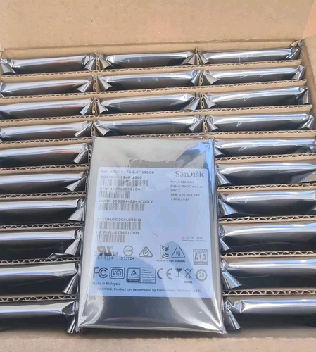 10X SanDisk X400 128GB SSD2.5 7MM Internal SATA job lot SD8SBBU-128G