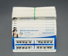 20Set Dental Orthodontic MIM Monoblock Brackets Mini MBT 022 345 hooks Mesh Base