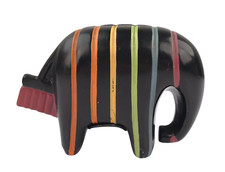 Caparol Elefant Spardose Reklame Werbe Figur Porzellan lackiert 80er Jahre