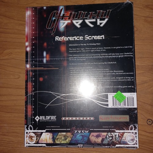 Catalyst Game Labs: Cthulhu Tech Libro de referencia de tapa dura - PANTALLA DE REFERENCIA sellada - Imagen 2 de 2