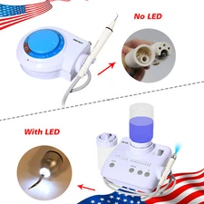 Dental Ultrasonic Piezo Scaler (LED) Handpiece 2*Bottles For Cavitron EMS ty