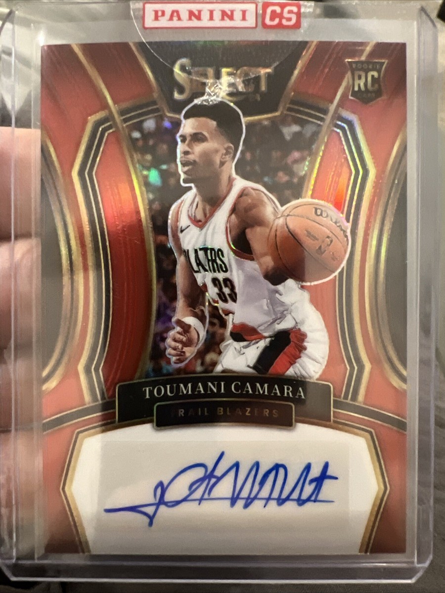 2023-24 Panini Select Toumani Camara Rookie RC Auto Portland 