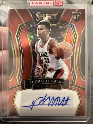 2023-24 Panini Select Toumani Camara Rookie RC Auto Portland 