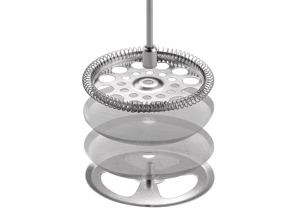 Cobre 34OZ Doble Pared Acero Inoxidable Prensa de Café Francesa Émbolo Tetera Foto 4 de 4