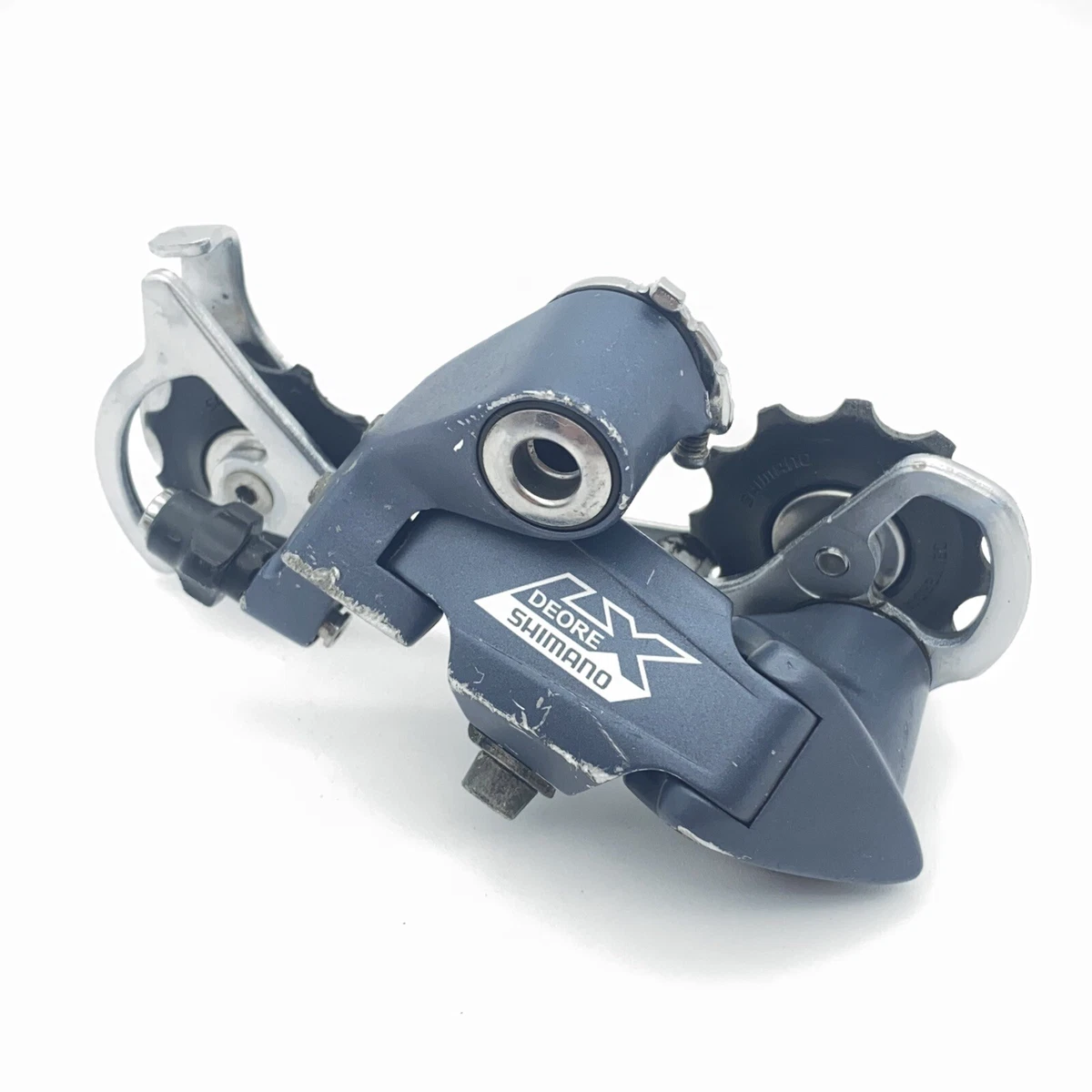 Shimano Deore LX RD M570 Rear Derailleur 9 Speed 85mm Long Cage Grey MTB Mech XC