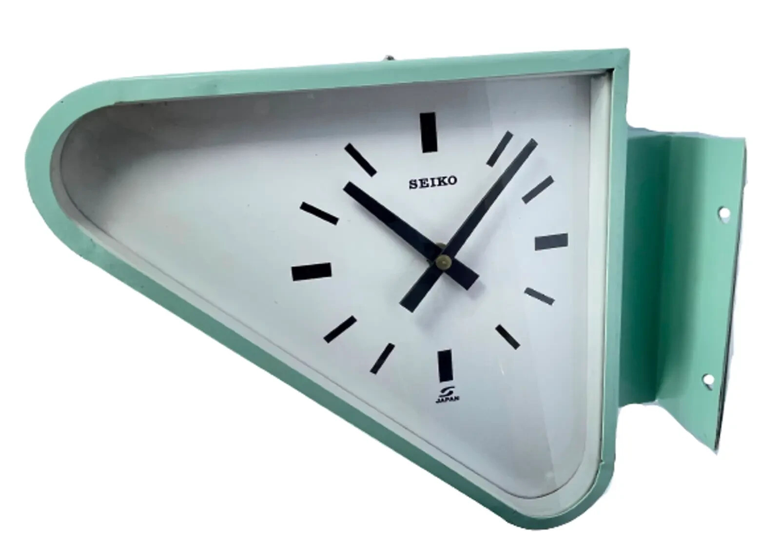 Seiko MC-018 Secondary Slave Clock Triangular Double Faced Bracket Marine Ship`s