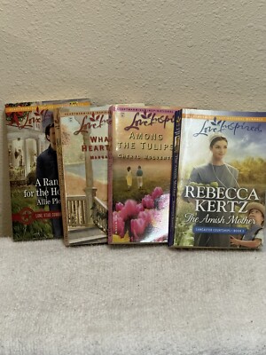 Harlequin Love Inspired Series Lot 4 Paperback Books 