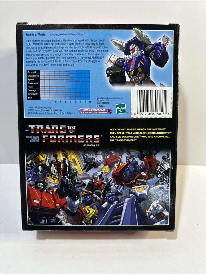 AUTOBOT TRACKS - G1 Transformers Commemorative Series V Reissue Hasbro 2003 NEW - Image 2 of 2