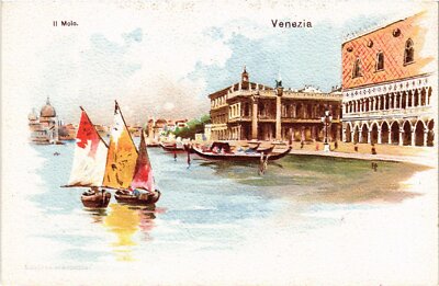 CPA AK VENEZIA Il Molo ITALY (522445)