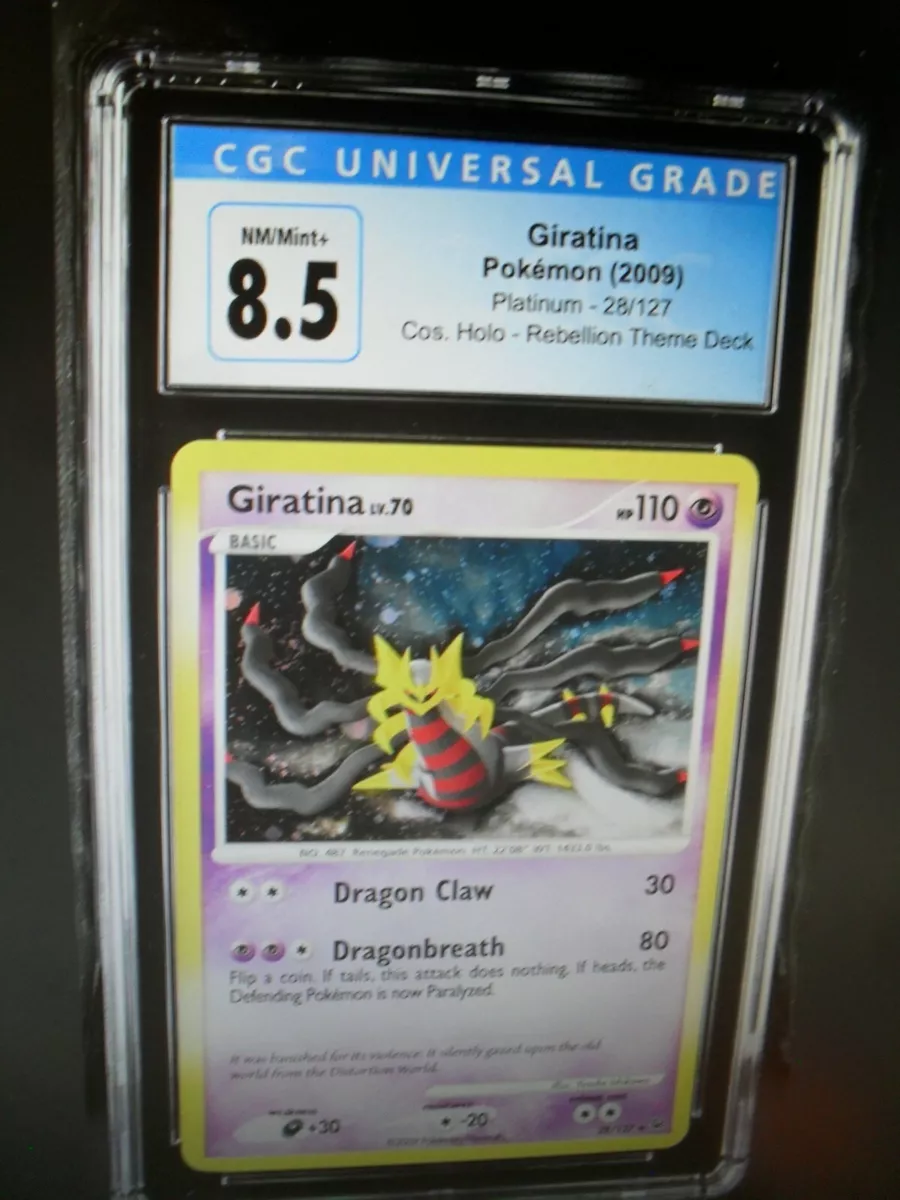 PSA 8 Pokemon Platinum Giratina #28 Cosmos Holo – zooz collectibles llc