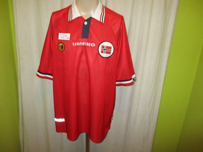 Norwegen ''FNF'' Nr.720 umbro Heim WM Qualifikation Trikot 1996-1997 Gr.XXL