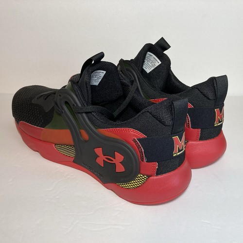Under Armour Team HOVR Apex 3 MARYLAND TERRAPINS Negro Rojo 3024308-001 Talla 17 - Imagen 5 de 13