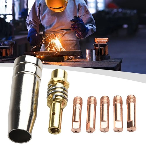Buse de soudage MIG 0,6 mm-1,2 mm 7 pi??ces accessoires kit consommables conduct - Photo 8/52