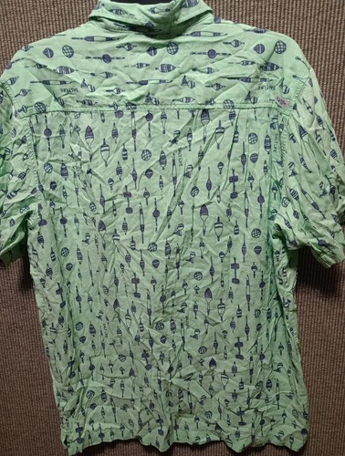 Salt Life Medium Button Up Short Sleeve Shirt Men's - Picture 8 of 11