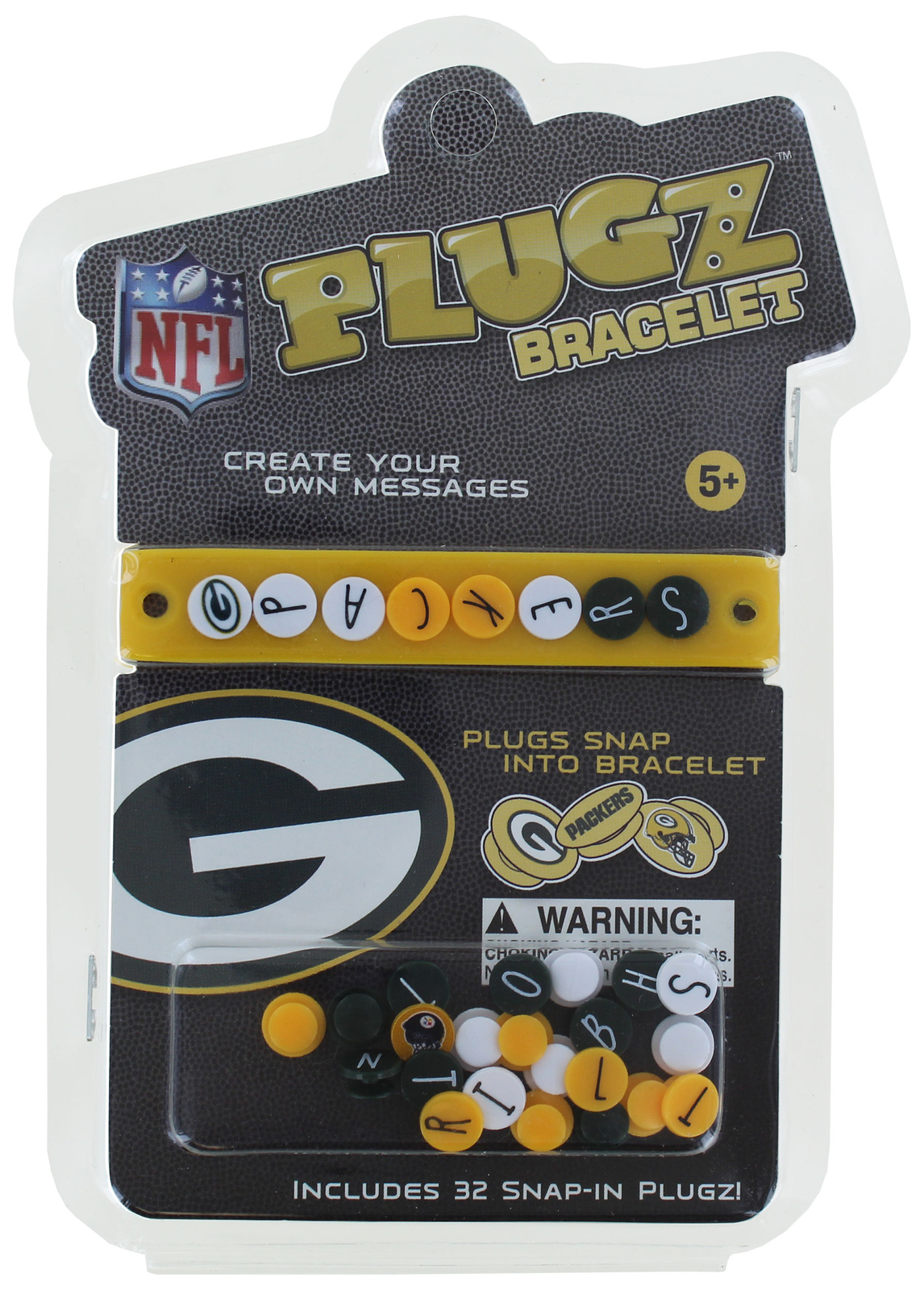 Браслет Green Bay Packers Plugz / Напульсник / Bandz