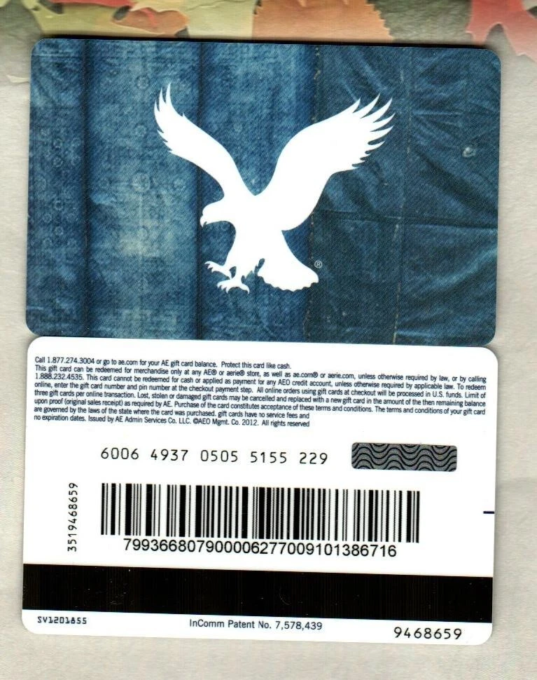 American eagle cheap gift card
