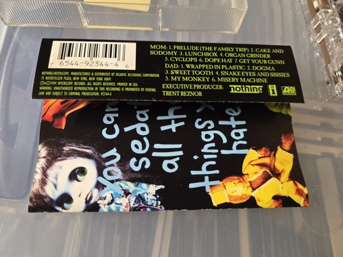 Marilyn Manson Portrait Of An American Family Promo Cassette Tape Rare Spooky - Picture 7 of 7