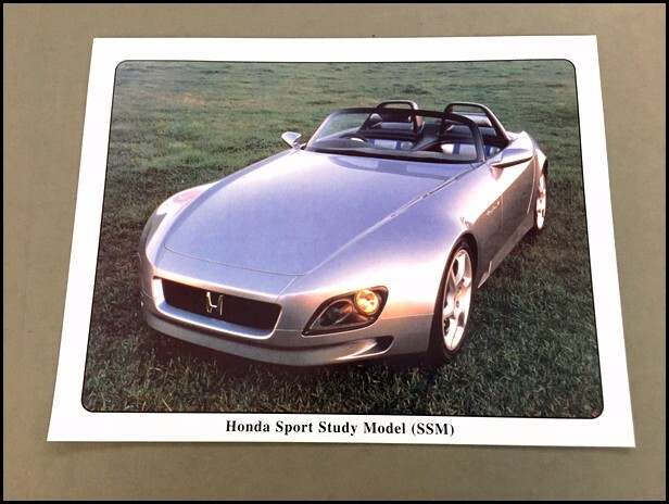 1995 Honda SSM Concept S2000 2000 Original 1-page Car Brochure